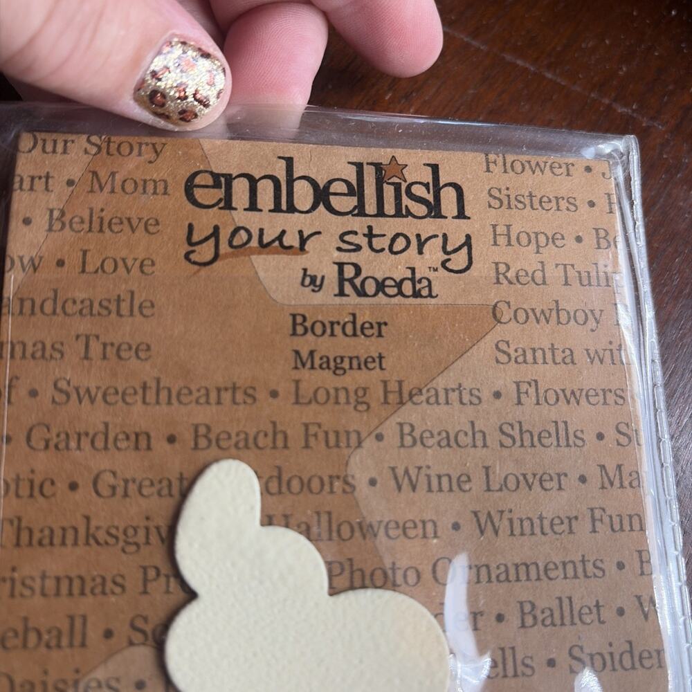 Embellish Your Story By Roeda Magnet #17456 Sun & Cloud Border Magnet Demdaco - Picture 3 of 7